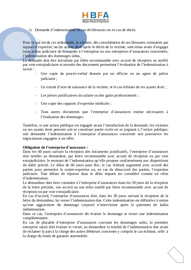 exemple de rapport d'expertise automobile