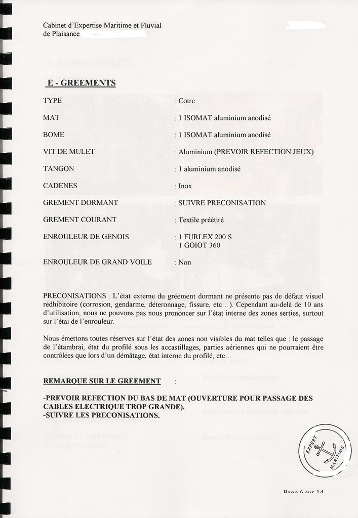 exemple de rapport d'expertise automobile