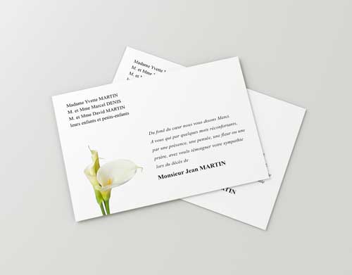 exemple de remerciement deces gratuit