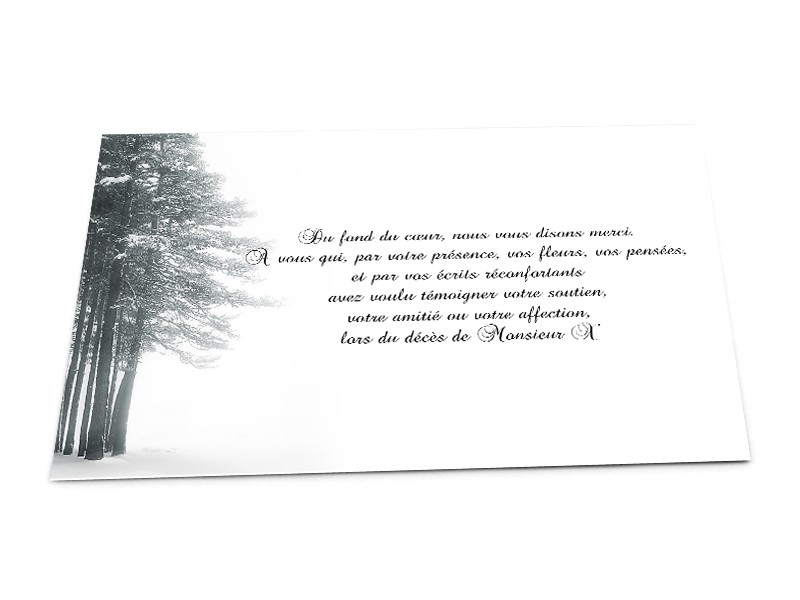 exemple de remerciement deces gratuit