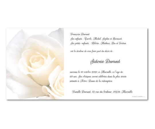 exemple de remerciement deces gratuit