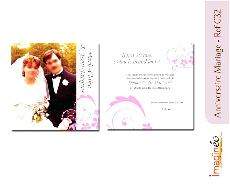 exemple invitation anniversaire mariage