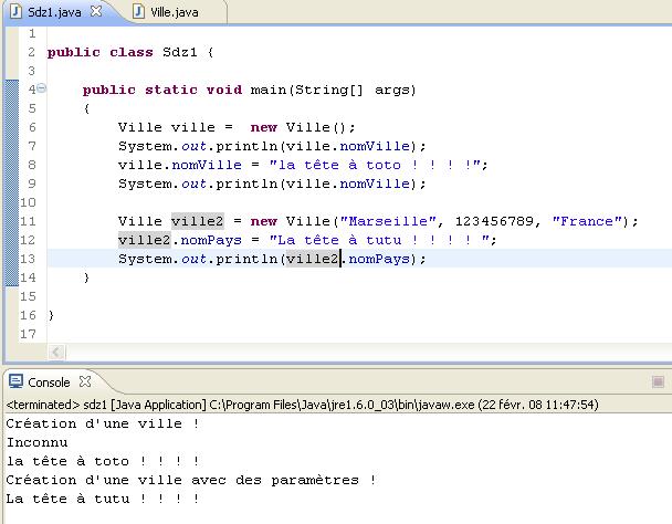 exemple lettre changement de classe