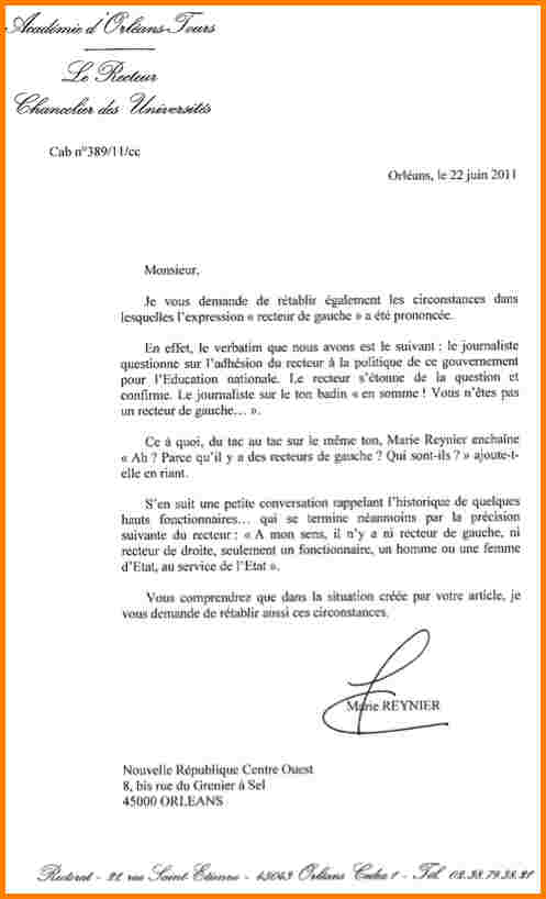 exemple lettre circonstance