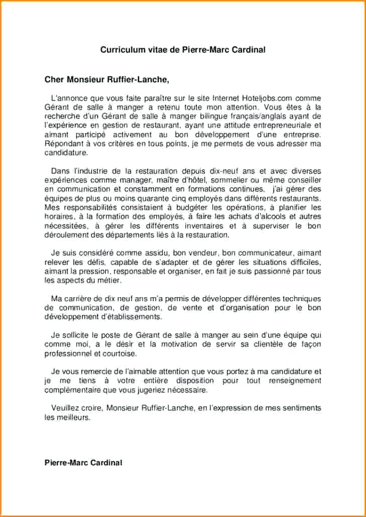 exemple lettre de motivation responsable commercial