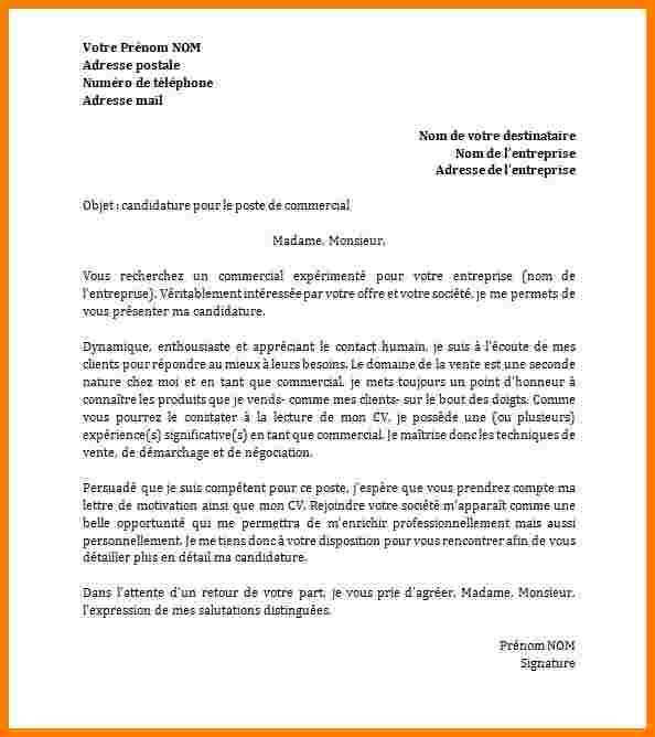 exemple lettre officiel