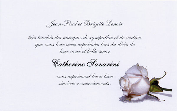 exemple remerciements deces