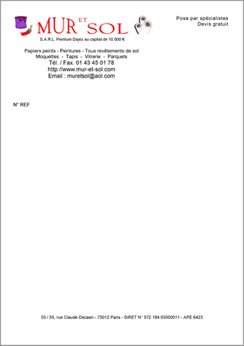 exemples de courrier