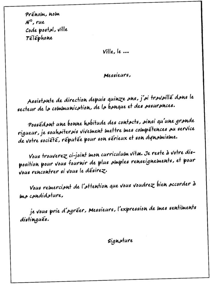 exemples lettres gratuites