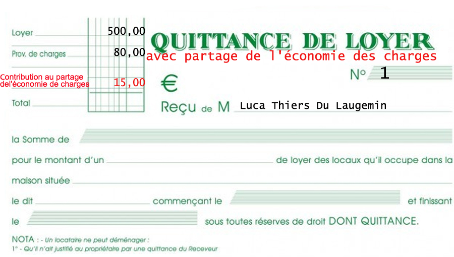 exemples quittances loyer