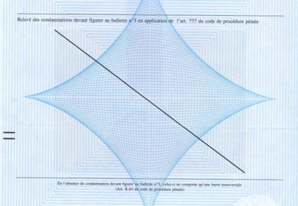 extrait de mon casier judiciaire