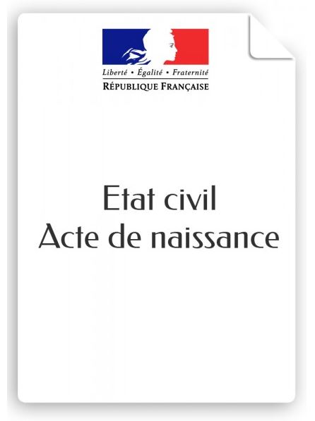 extrait de naissance etranger