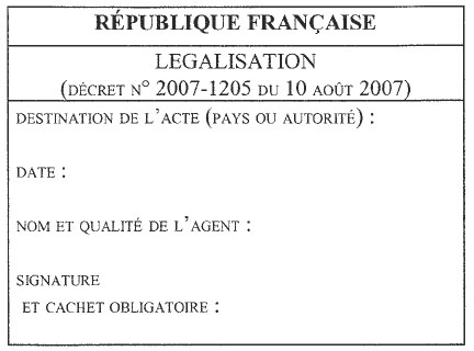 extrait de naissance etranger