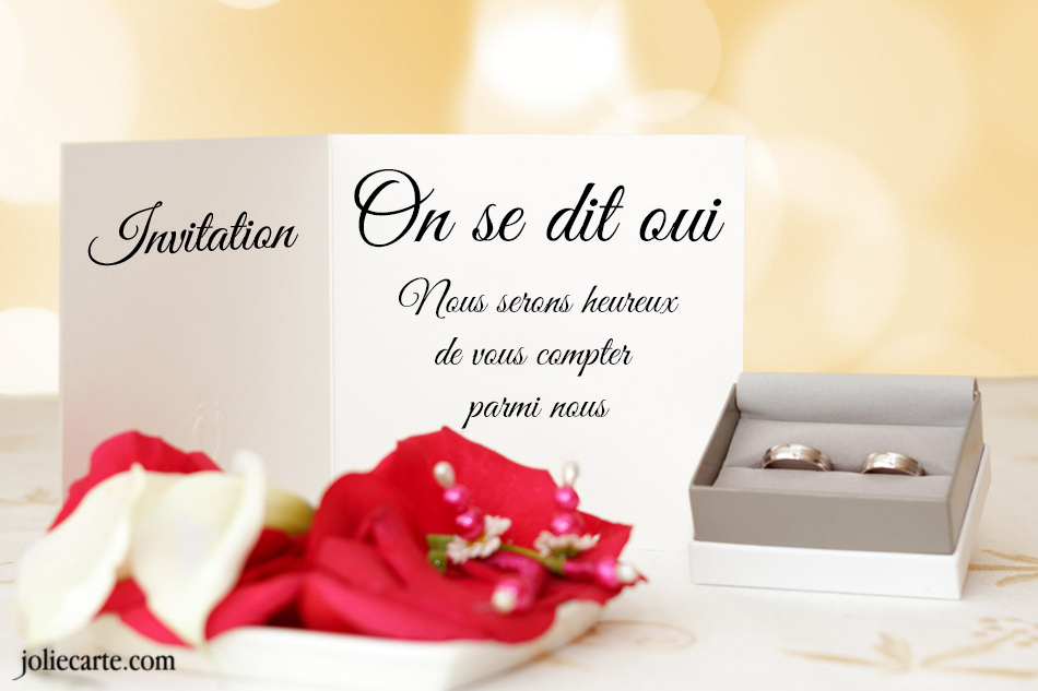 faire part gratuit pour mariage