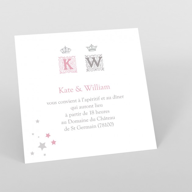 faire part mariage invitation