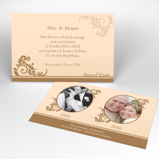 faire part pour anniversaire