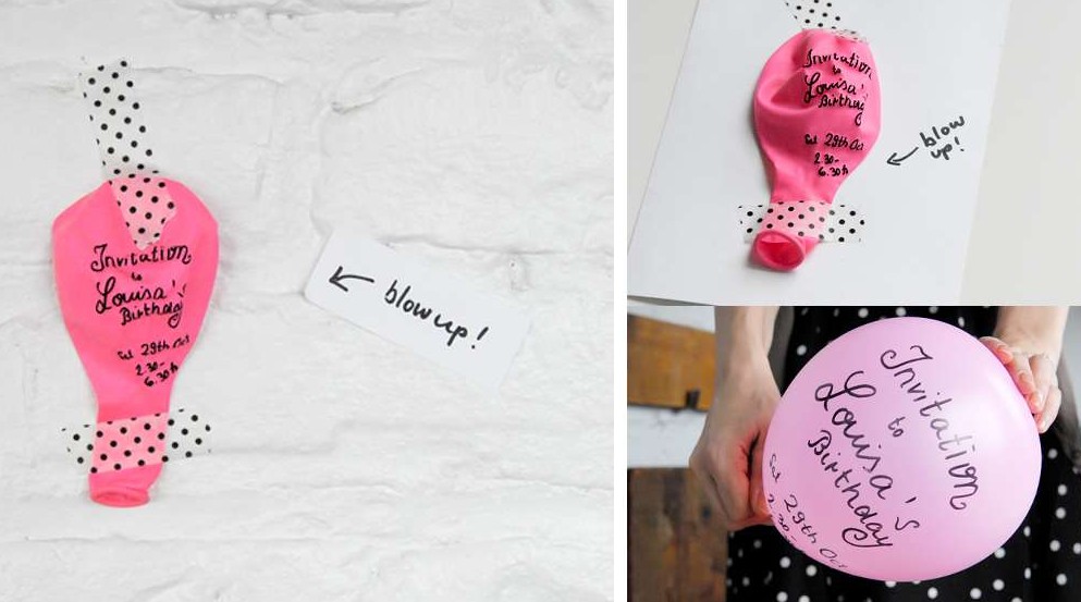 faire une invitation pour un anniversaire