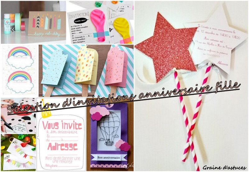 faire une invitation pour un anniversaire