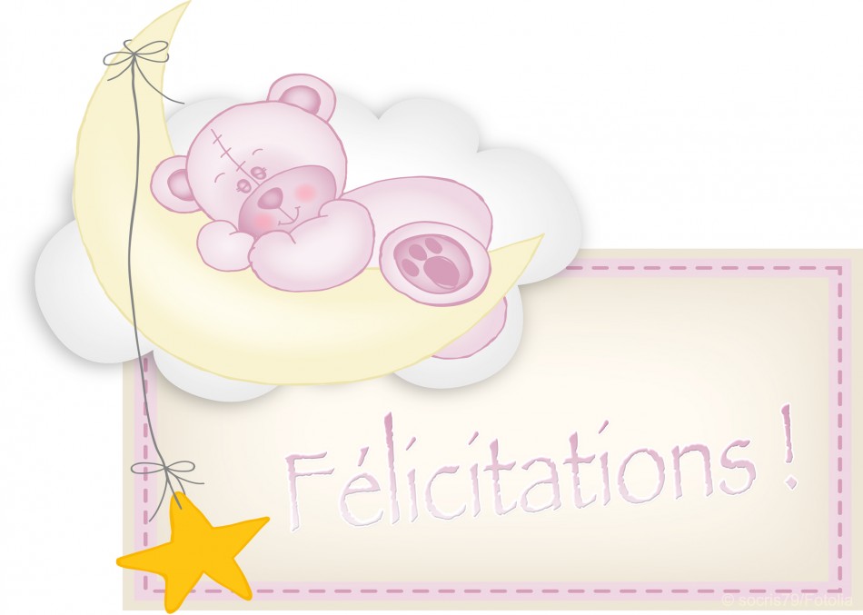 felicitation pour une naissance gratuite