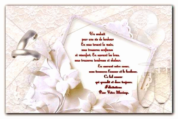 felicitations aux jeunes maries texte