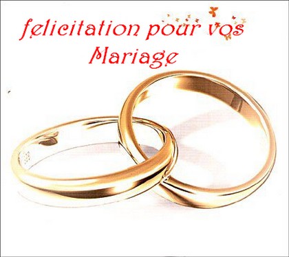 felicitations aux nouveaux maries