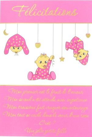 felicitations de naissance fille