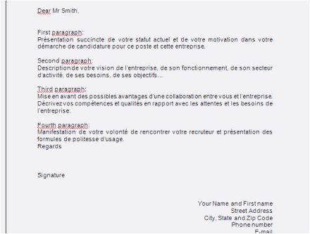 formule de politesse regret