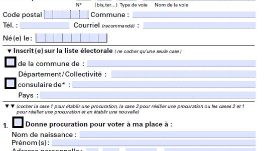 formule de procuration