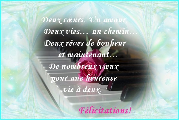 formule felicitations mariage