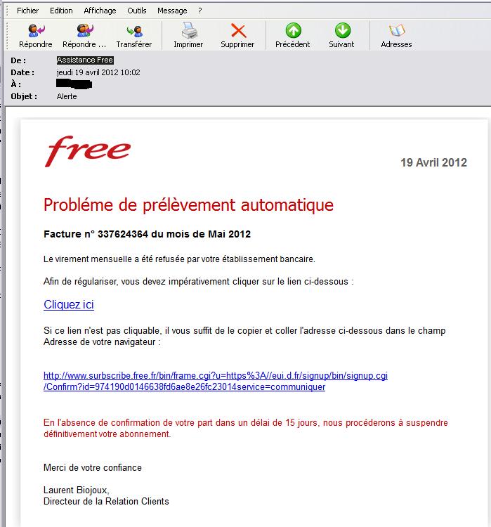 free reclamation facture