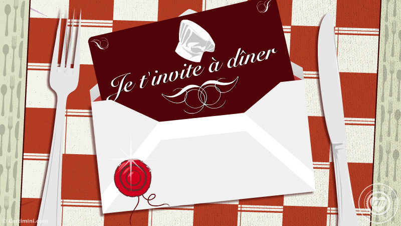 invitation au diner