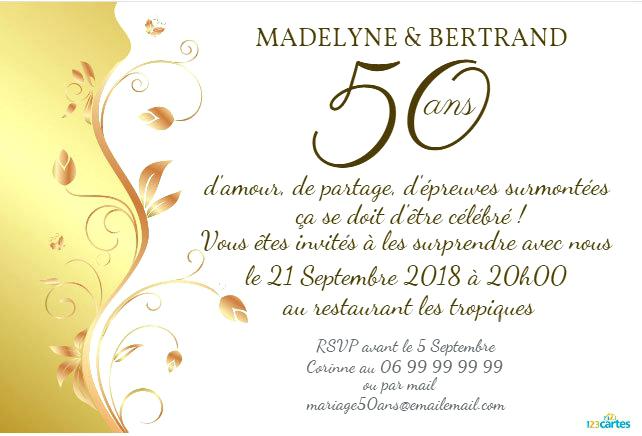 invitation modele gratuit