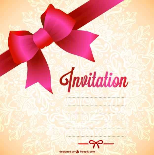 invitation modele gratuit
