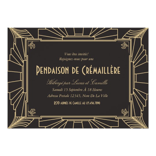 invitation pendaison de cremaillere