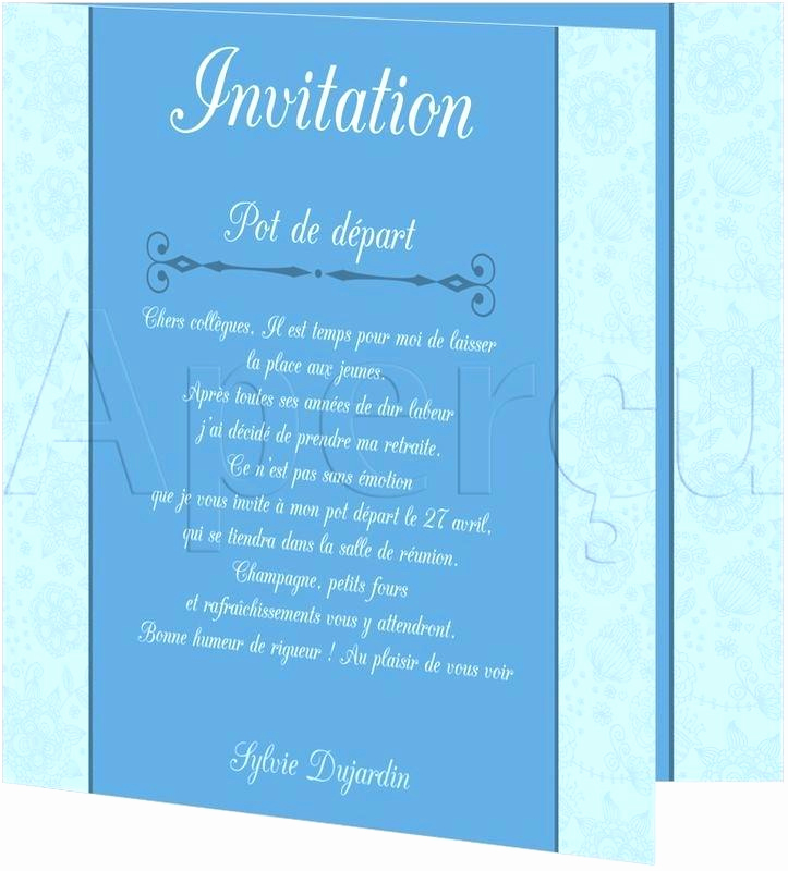 invitation retraite modele