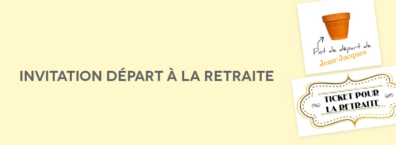 invitation retraite modele