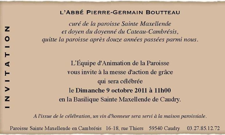 invitation retraite modele