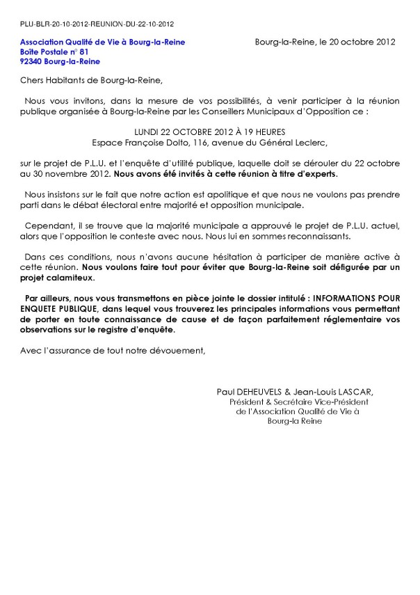 invitation reunion modele