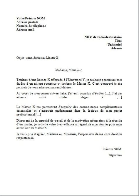 je me permets de vous adresser ma candidature