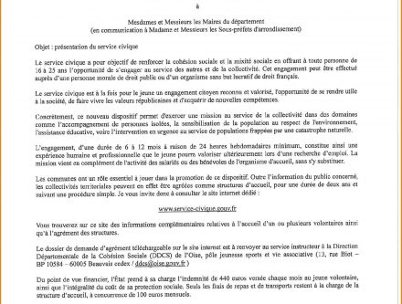 les differentes lettres administratives