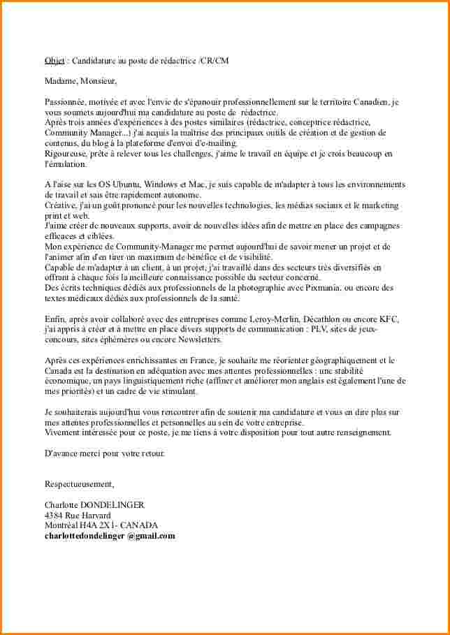 letre demission