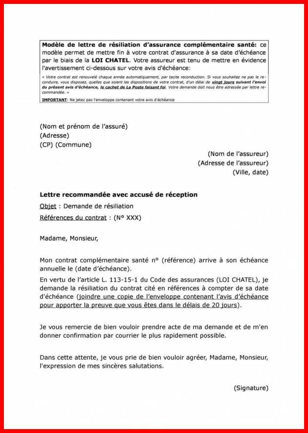 lettre assurance habitation sinistre