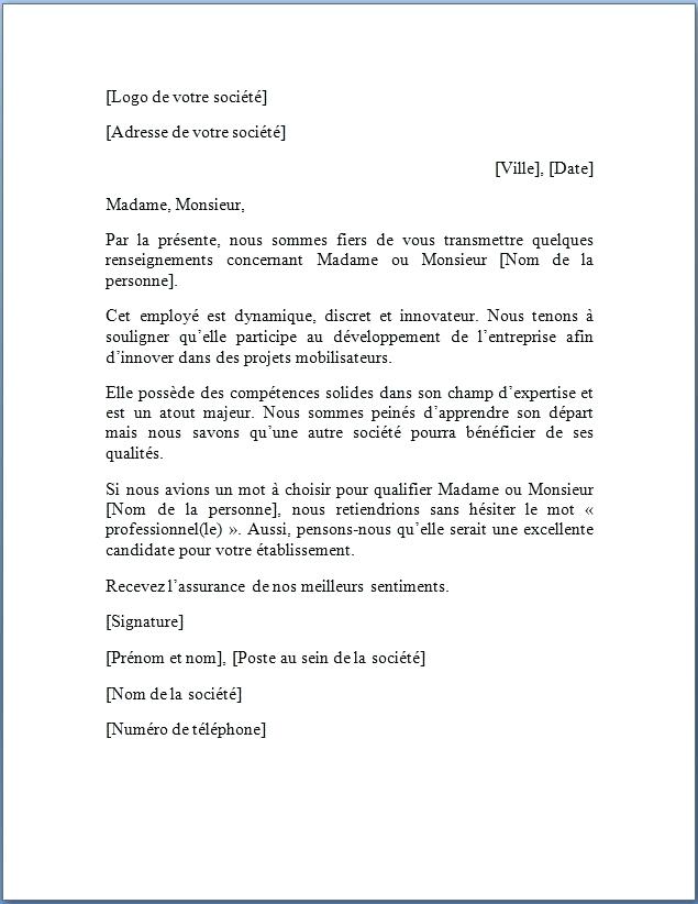 lettre au locataire