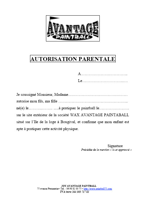 lettre autorisation parentale pour carte d'identite