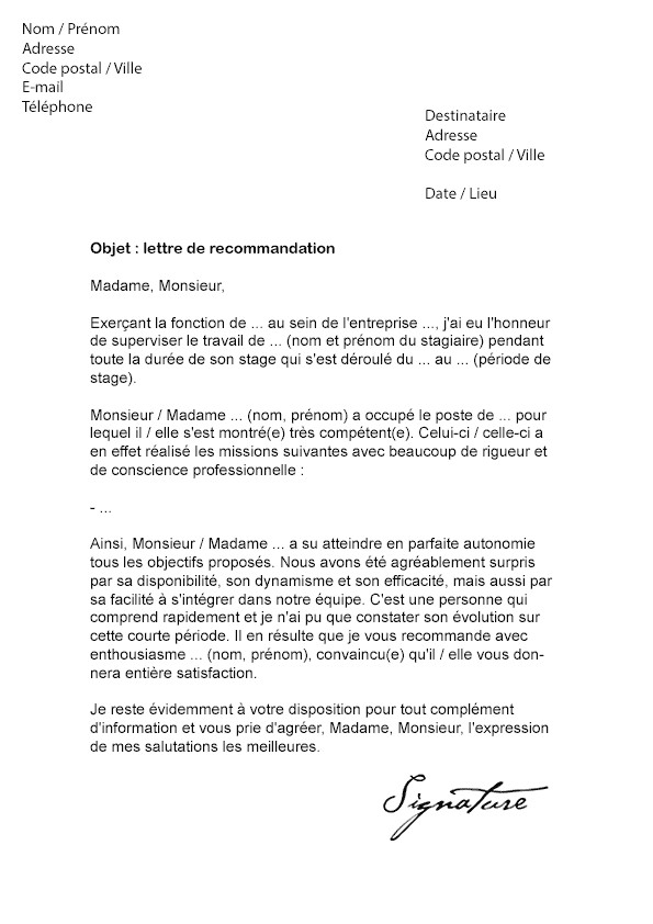 lettre bris de glace