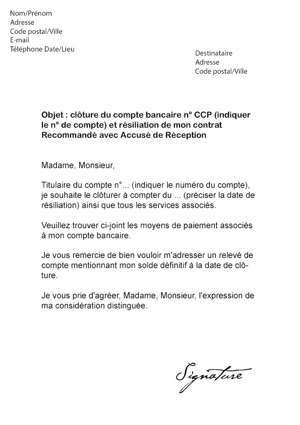 lettre cloture ldd