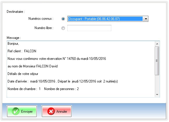 lettre confirmation de reservation
