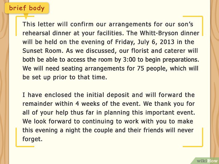 lettre confirmation inscription formation