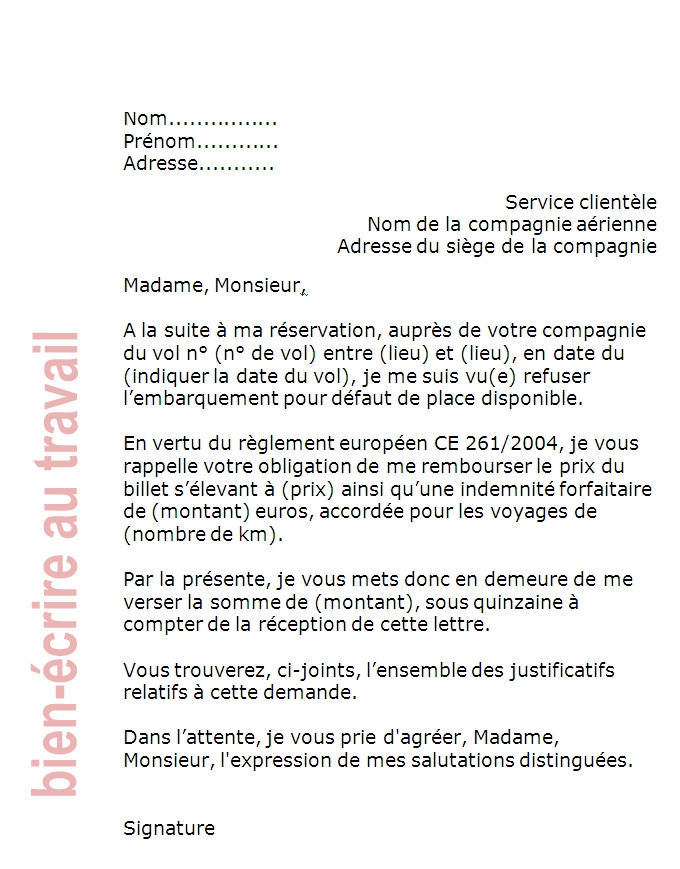 lettre contestation avertissement professionnel