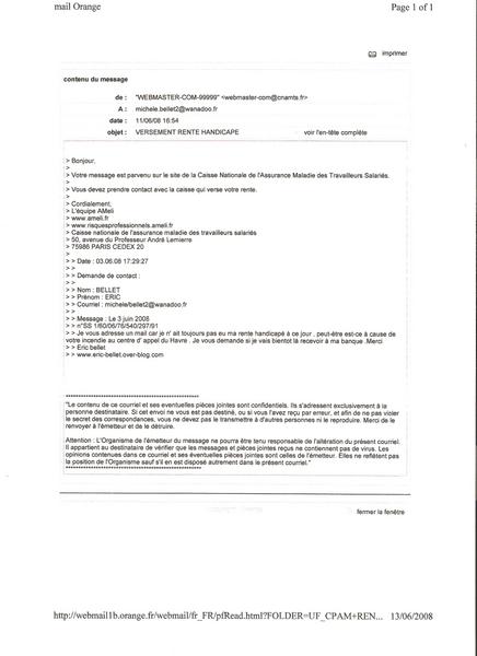 lettre contestation securite sociale